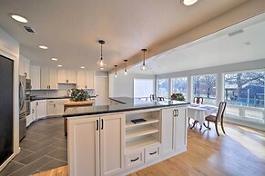 Grand Tulsa Getaway With Private Pond, Dock & Deck