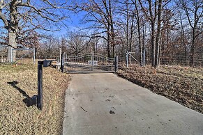 Grand Tulsa Getaway With Private Pond, Dock & Deck