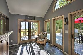 Interlochen Home on Green Lake w/ Dock & Beach!