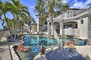 Luxe Cape Coral Escape w/ Boat Dock + Cabana!