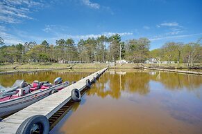 Stone Lake Cabin w/ Private Deck & Fire Pit!