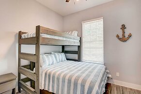 Private Dock & Patio: Waterfront Galveston Retreat