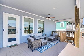 Private Dock & Patio: Waterfront Galveston Retreat