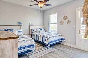 Private Dock & Patio: Waterfront Galveston Retreat