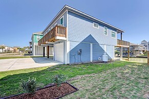 Private Dock & Patio: Waterfront Galveston Retreat