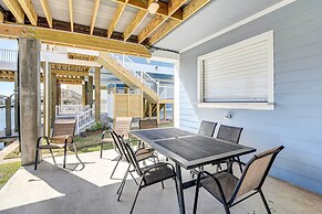 Private Dock & Patio: Waterfront Galveston Retreat