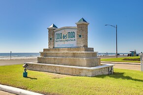 Balcony + Gulf Views: Beachfront Galveston Retreat