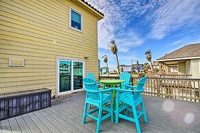 Steps to Beach: Ocean-view Retreat in Galveston!