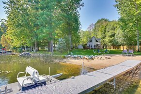 Interlochen Lake House w/ Deck, Fire Pit & Dock!