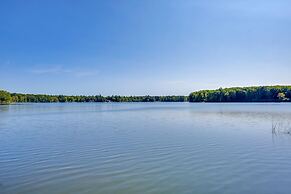 Interlochen Lake House w/ Deck, Fire Pit & Dock!