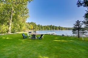 Interlochen Lake House w/ Deck, Fire Pit & Dock!