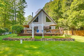 Interlochen Lake House w/ Deck, Fire Pit & Dock!