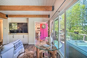 Chic Lake House w/ Furnished Deck & Hot Tub!