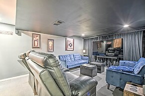 Lakefront Home w/ Game Room, Theater & Dock!