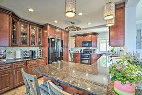 Lakefront Home w/ Game Room, Theater & Dock!