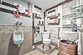 Lakefront Home w/ Game Room, Theater & Dock!