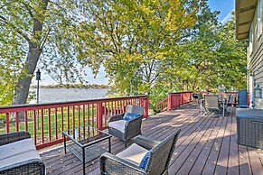 Lakefront Home w/ Game Room, Theater & Dock!
