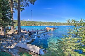 Dock Access & Hot Tub: Waterfront Meeks Bay Home