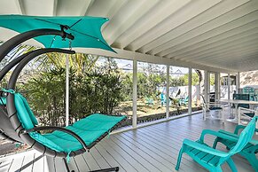 Tropical Waterfront Home: Central Location!