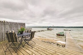 Beach Access & Dock: Little Traverse Lake Cottage!