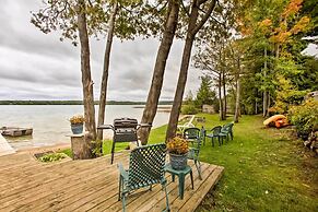 Beach Access & Dock: Little Traverse Lake Cottage!