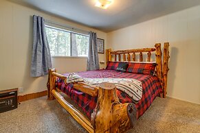 Graeagle Vacation Rental Cabin w/ Game Room!