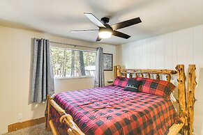 Graeagle Vacation Rental Cabin w/ Game Room!