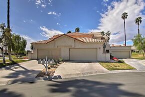 Palm Desert Resort Villa w/ Deck & Pool View!