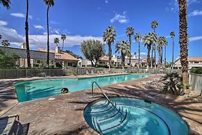 Palm Desert Resort Villa w/ Deck & Pool View!
