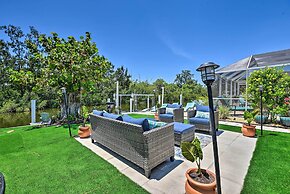 Waterfront Bradenton Home: Heated Pool & Fire Pit