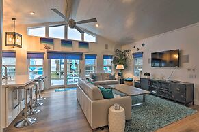 Updated Beach House w/ Private Beach + Hot Tub!