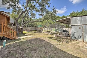 Couples Cabin w/ Luxury Deck, 1 Mi to Canyon Lake!