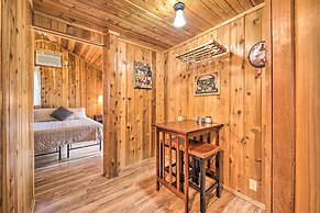 Couples Cabin w/ Luxury Deck, 1 Mi to Canyon Lake!