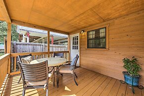 Couples Cabin w/ Luxury Deck, 1 Mi to Canyon Lake!