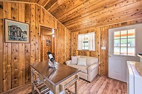 Couples Cabin w/ Luxury Deck, 1 Mi to Canyon Lake!