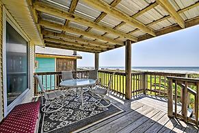 Galveston Beach House w/ Private Deck & Gulf Views