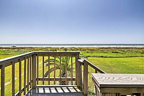 Galveston Beach House w/ Private Deck & Gulf Views