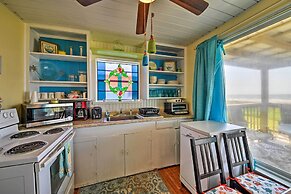 Galveston Beach House w/ Private Deck & Gulf Views