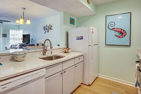 Ocean-view Saint Helena Island Condo - Pool Access