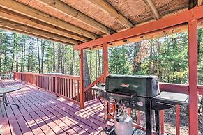 Relaxing Lincoln Forest Retreat w/ Wraparound Deck
