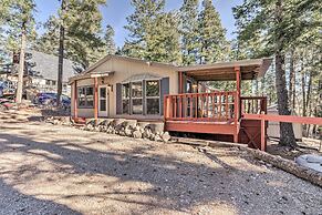 Relaxing Lincoln Forest Retreat w/ Wraparound Deck