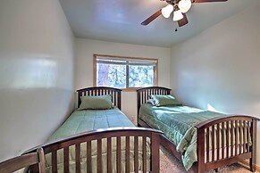 Walk to Lake: Rustic Home w/ Deck in Fawnskin