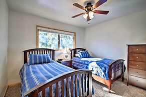 Walk to Lake: Rustic Home w/ Deck in Fawnskin