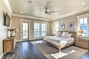 Modern Galveston Home w/ Balconies, Walk to Beach!