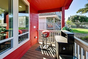 Ocean Shores Retreat w/ Porch & Canal Views!