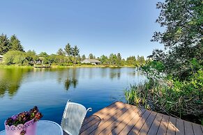 Ocean Shores Retreat w/ Porch & Canal Views!