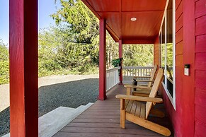 Ocean Shores Retreat w/ Porch & Canal Views!