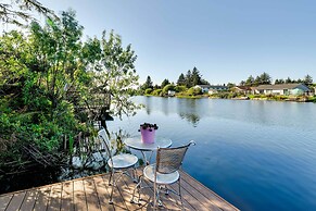 Ocean Shores Retreat w/ Porch & Canal Views!