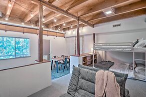 Modern & Unique Cabin With Deck by Lake Gregory!