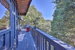 Modern & Unique Cabin With Deck by Lake Gregory!